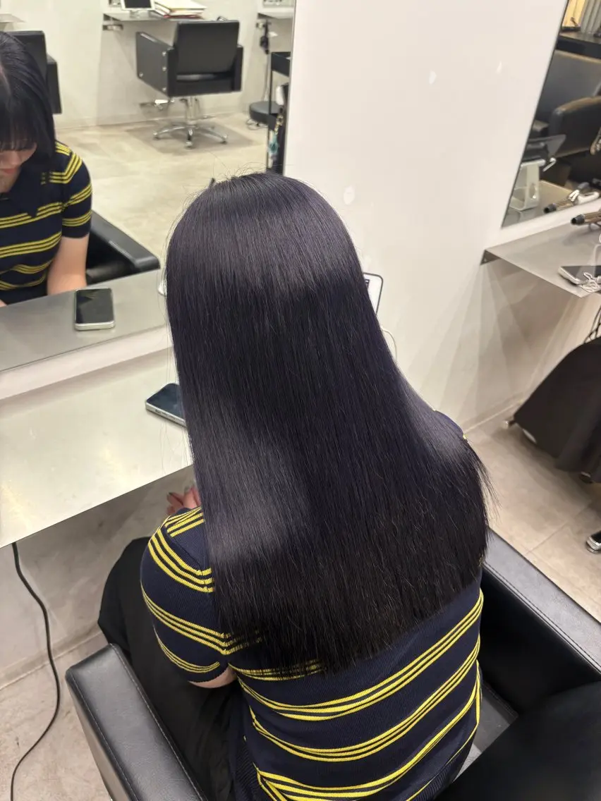 ロング ヘアカラー トリートメント MIHO☾·̩͙⋆ Kroのヘアスタイル