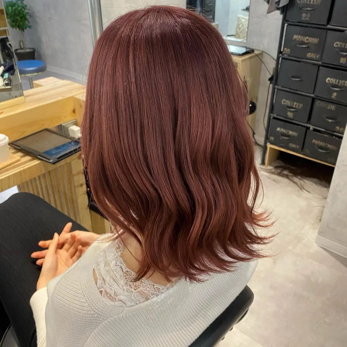 ミディアム Sia中野新橋　店長 田中　優莉乃のヘアスタイル