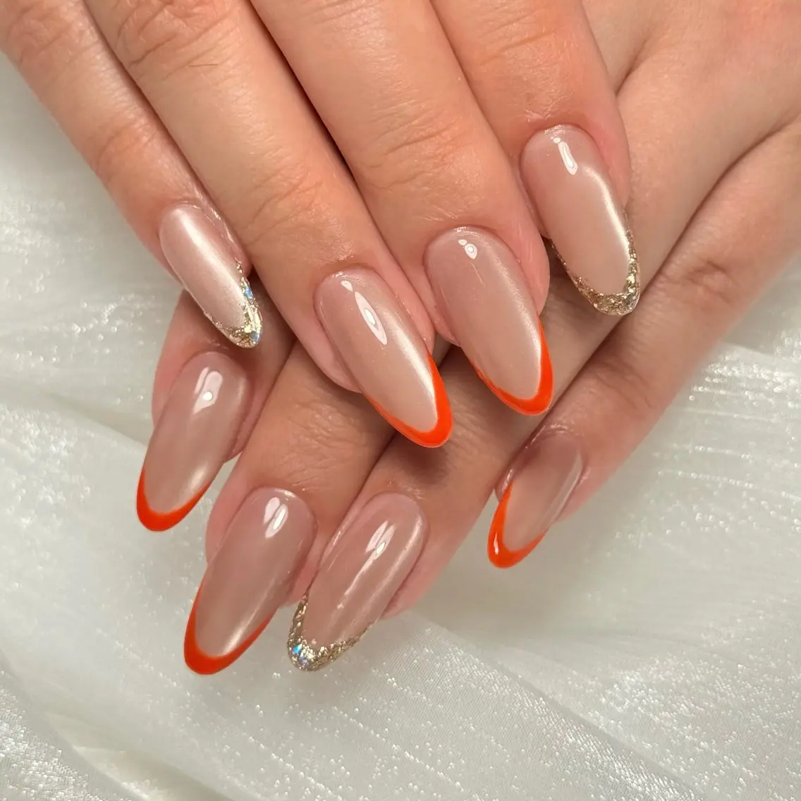 ネイル フレンチネイル ハンドネイル calm nailのネイルデザイン