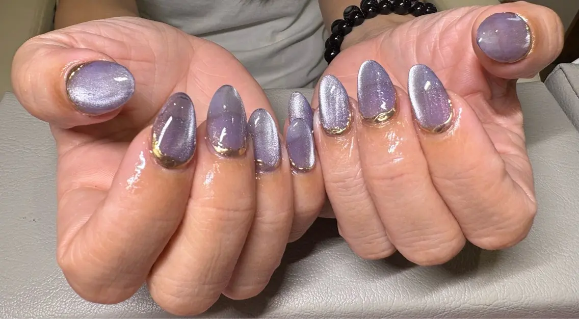 ネイル 長さ出し 持ち込み ハンドネイル Chaleur fleurのネイルデザイン
