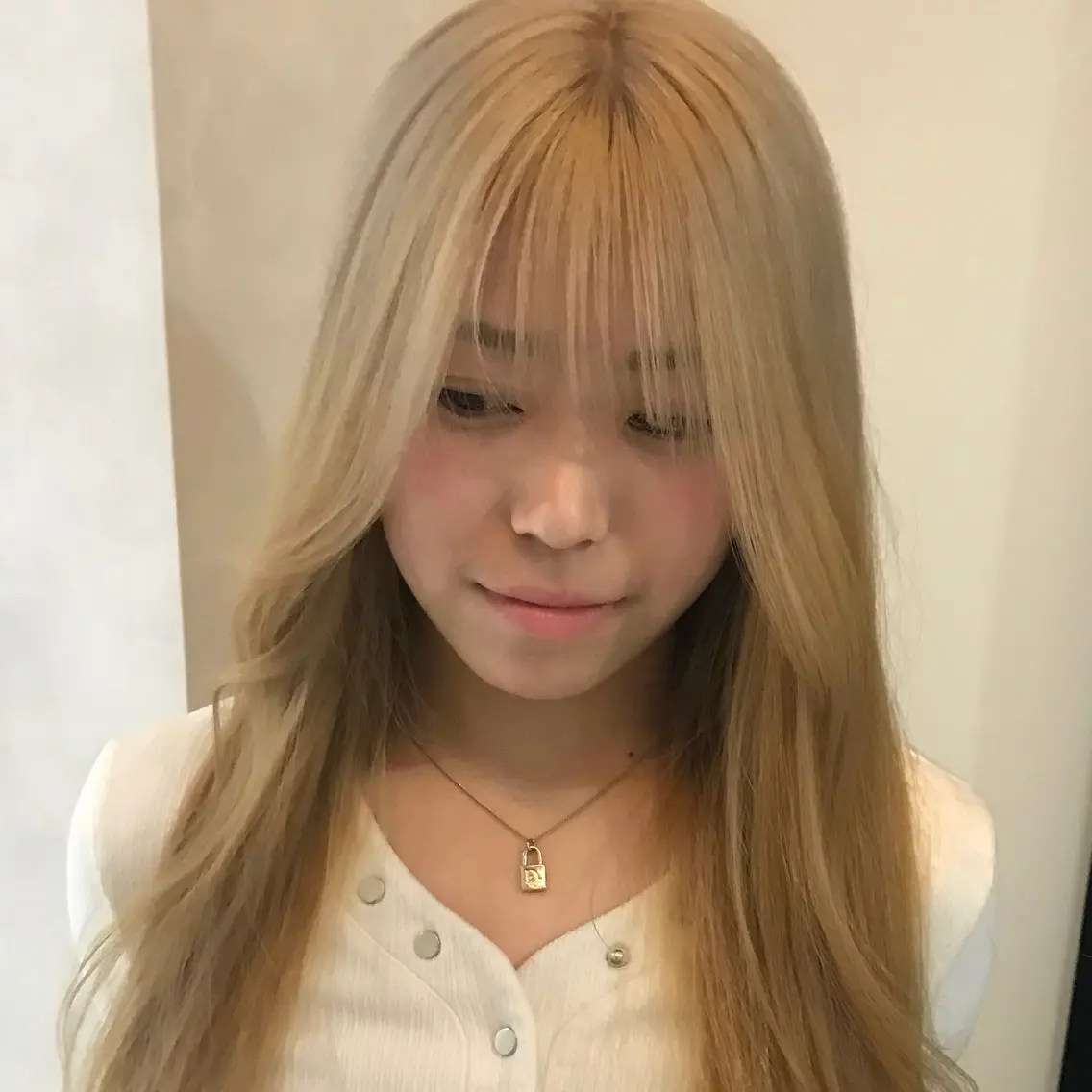 カラー Kaho 心斎橋カラーモデルのヘアスタイル