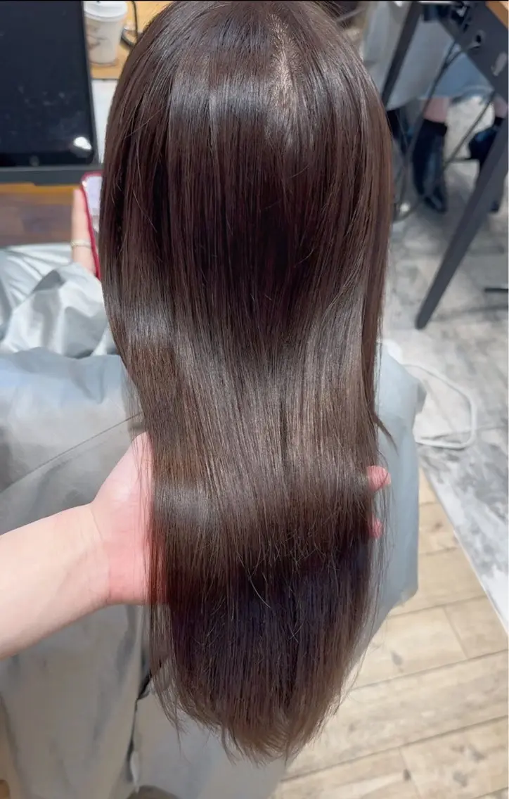 ロング カット ヘアカラー トリートメント 新宿/レイヤー 顔周りカット溝手優太のヘアスタイル