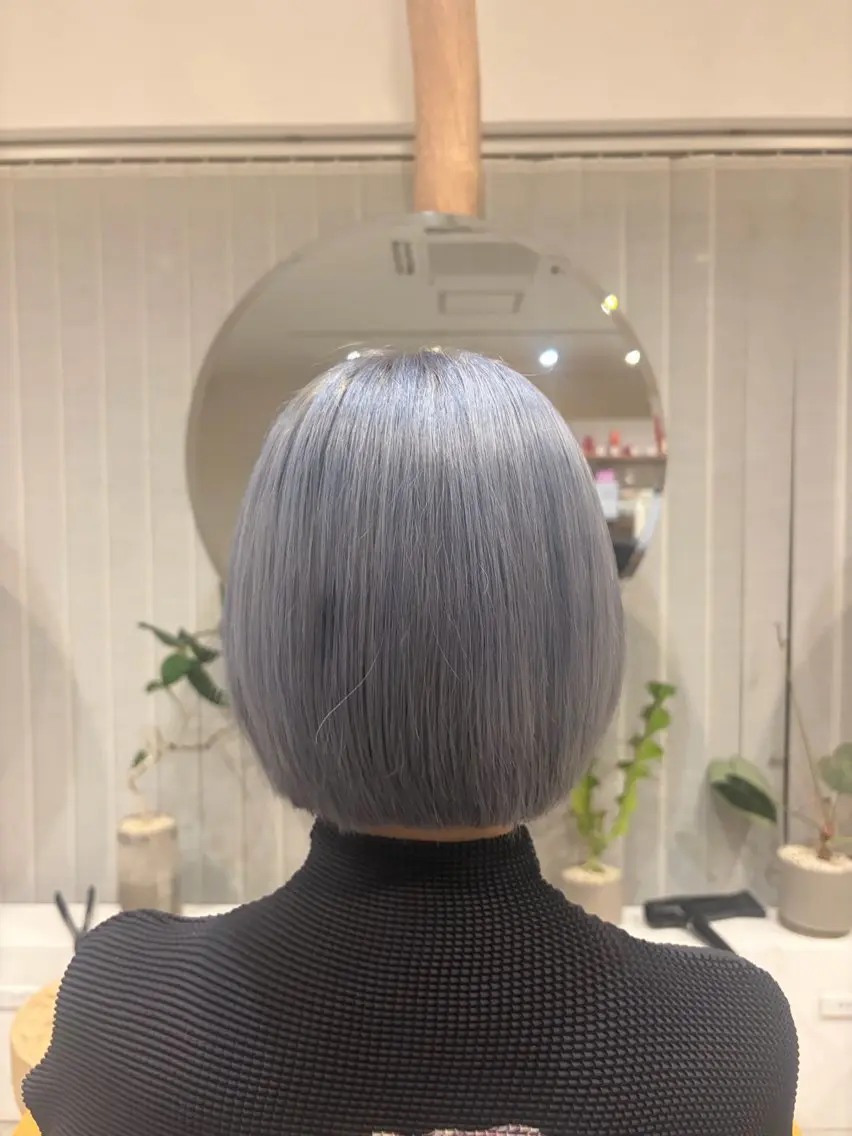 カラー ブリーチ ブルーカラー ブリーチカラー 🦋RANA🦋のヘアスタイル