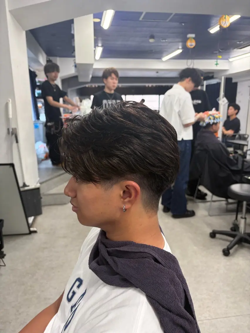 パーマ メンズ カット パーマ 【横浜1似合わせ 職人】昇陽のヘアスタイル