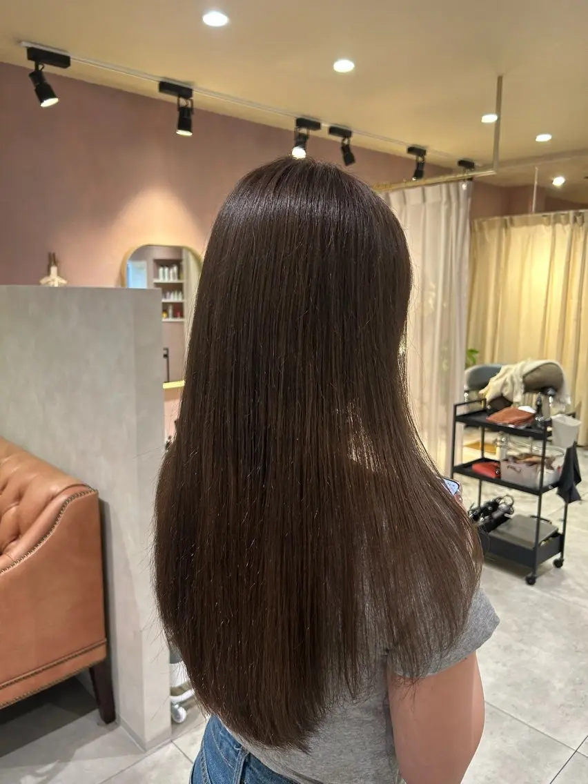 ロング ヘアカラー 京都丸太町/艶カラー /ナツキ🤍🫧のヘアスタイル