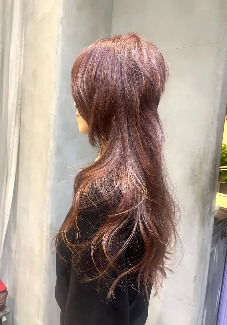 ロング ヘアアレンジ カット トリートメント 松下 倫子のヘアスタイル