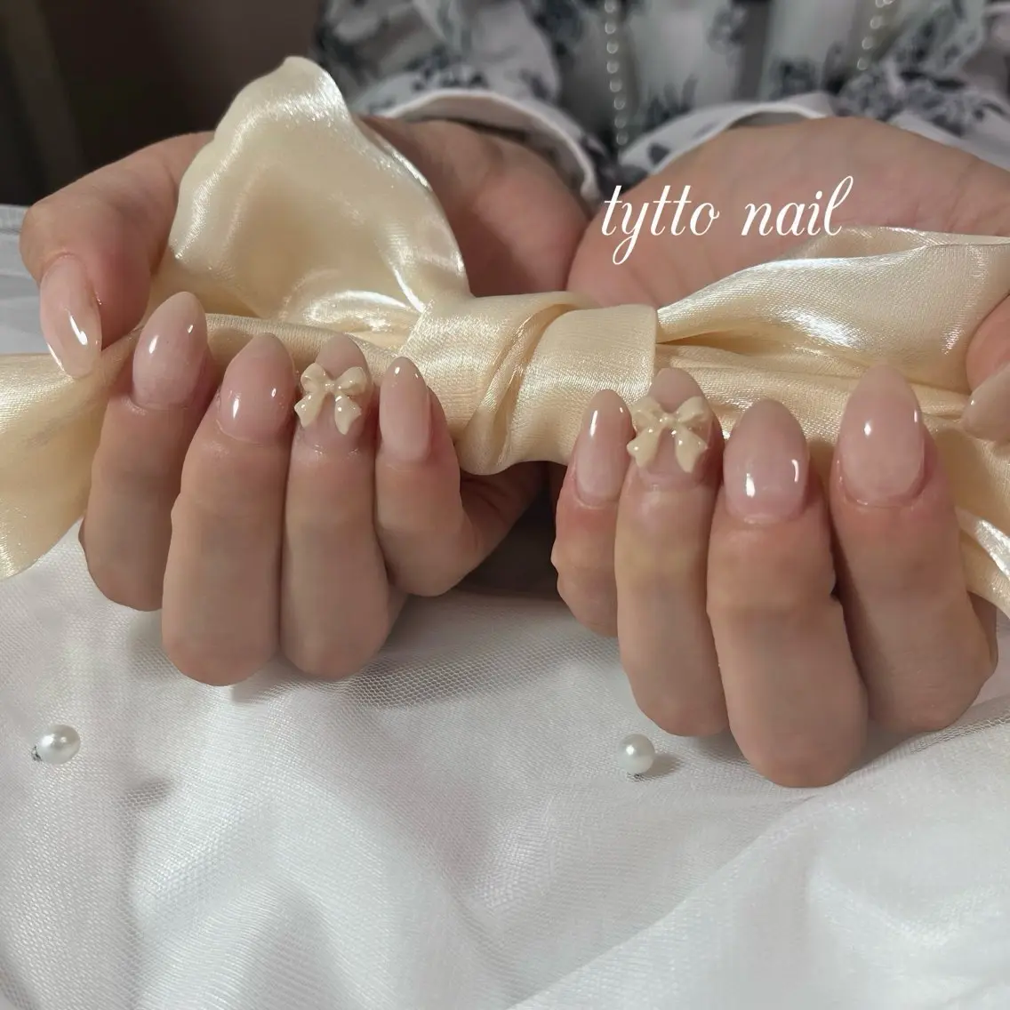 ネイル アートネイル ガーリー グラデーション オフィスネイル ワンカラーネイル ハンドネイル tytto nail ❤︎‪‪eri‪‪のネイルデザイン