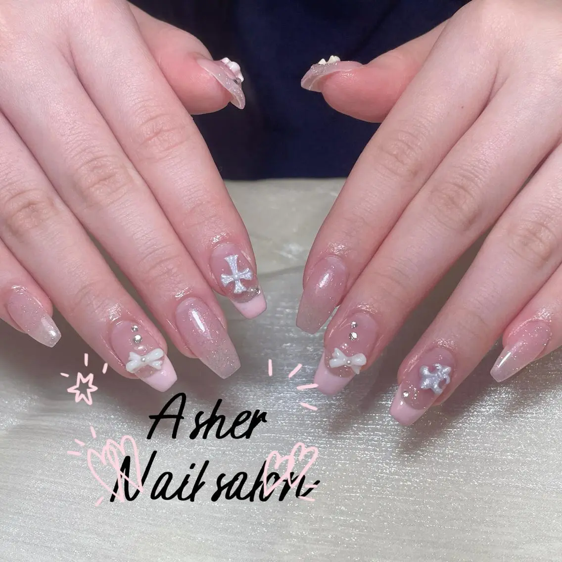 ネイル ハンドネイル ハンドケア Asher _Nailのネイルデザイン