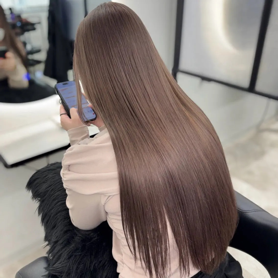 ロング カラー ヘアカラー Ren. 🦋デザインカラーのヘアスタイル