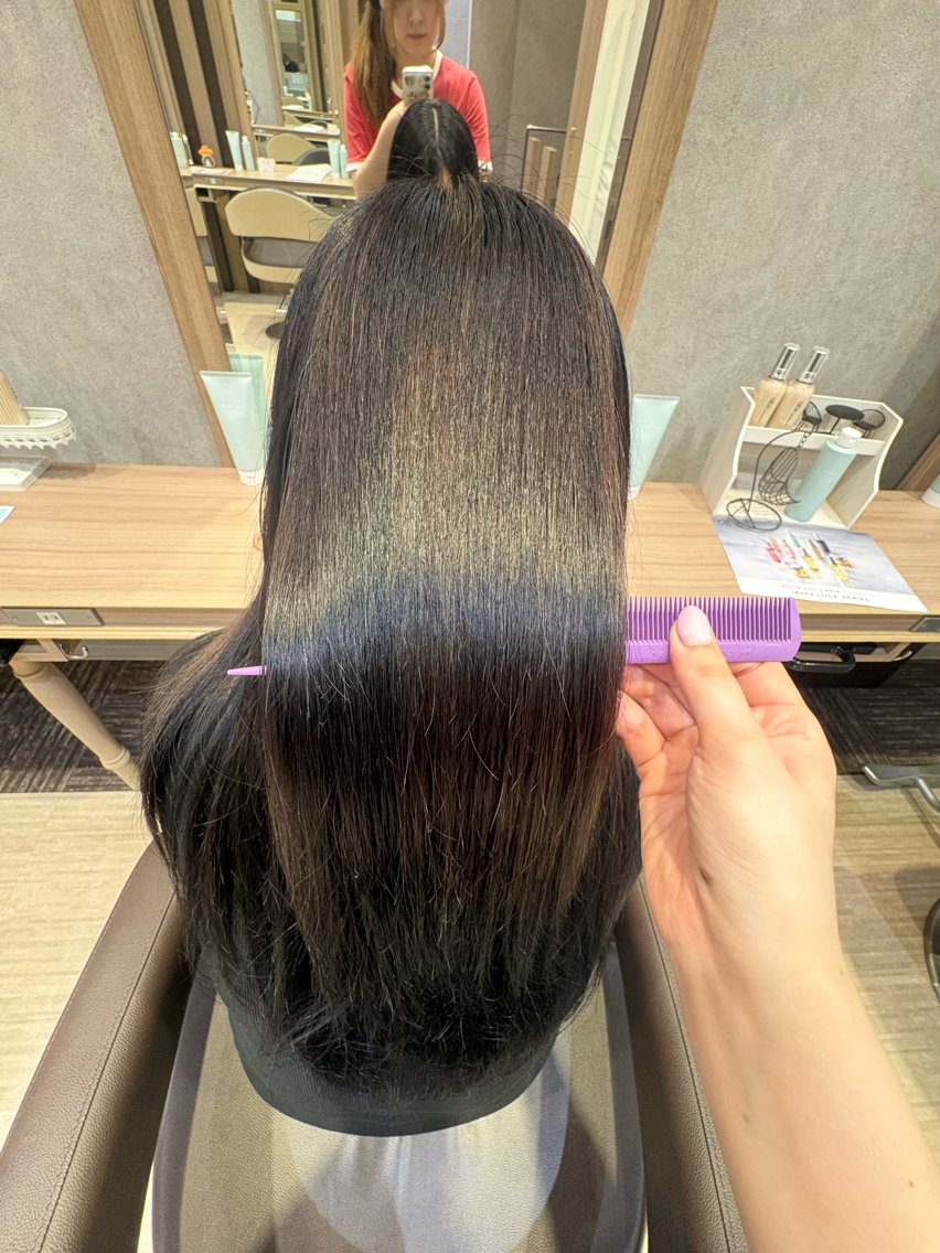 カラー ヘアカラー トリートメント 🎀うる艶カラー🎀 リン🪽のヘアスタイル