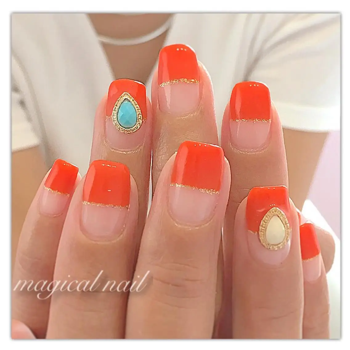 ネイル フレンチネイル magical nailのネイルデザイン