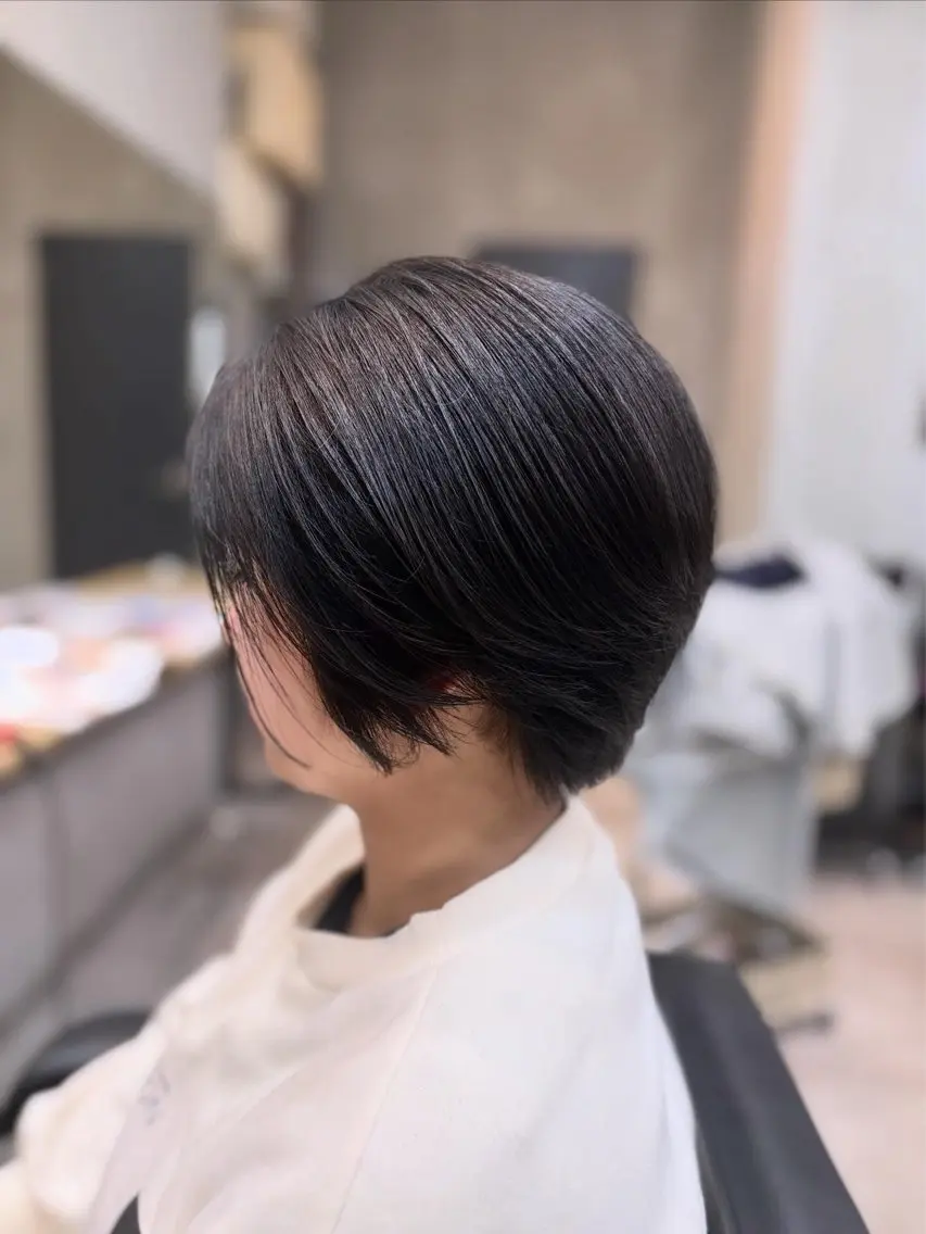 ショート ショートボブ ボブ ショートヘア 藤井 隼のヘアスタイル