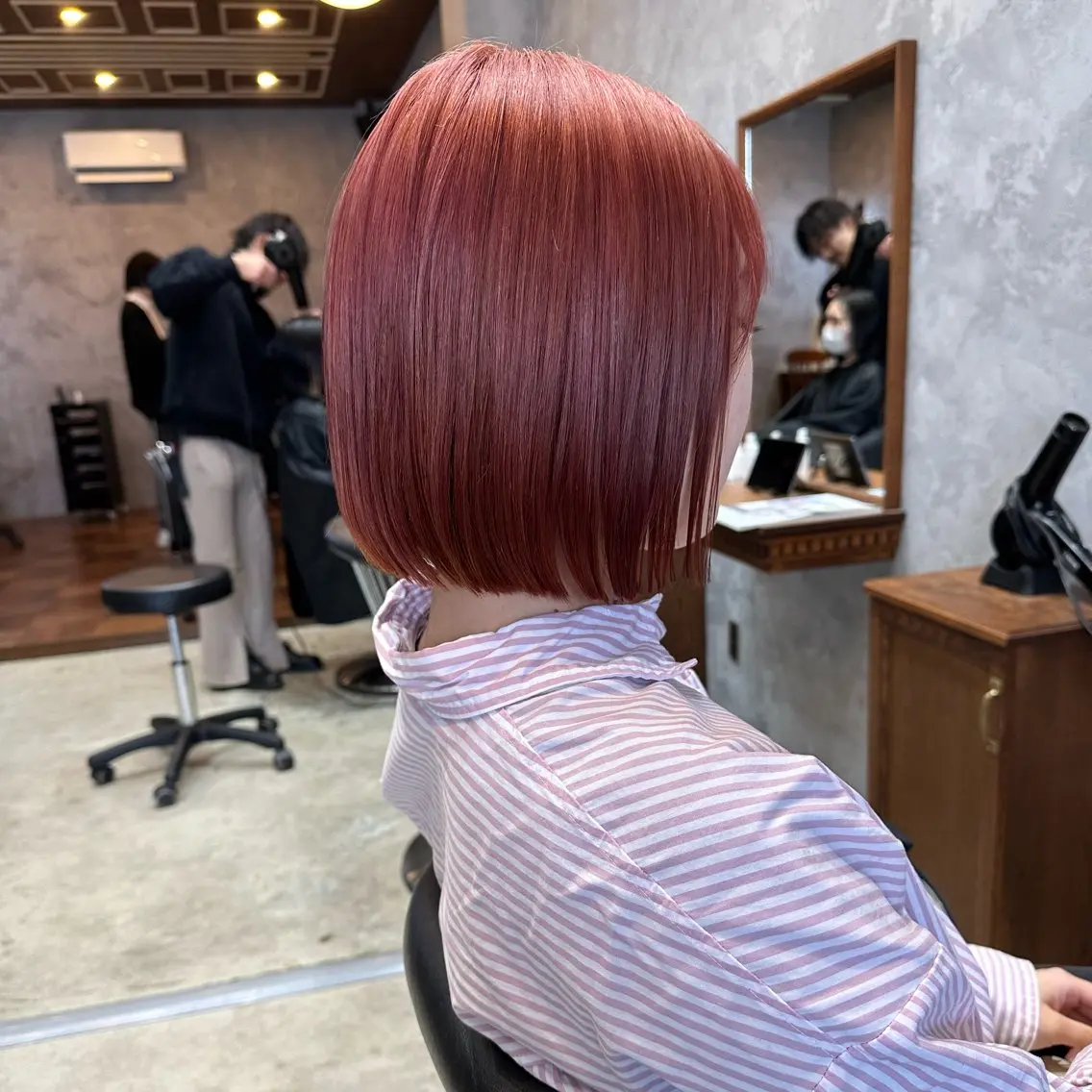 ショート カット ヘアカラー トリートメント 廣瀬双葉 ボブ/ミディアムのヘアスタイル