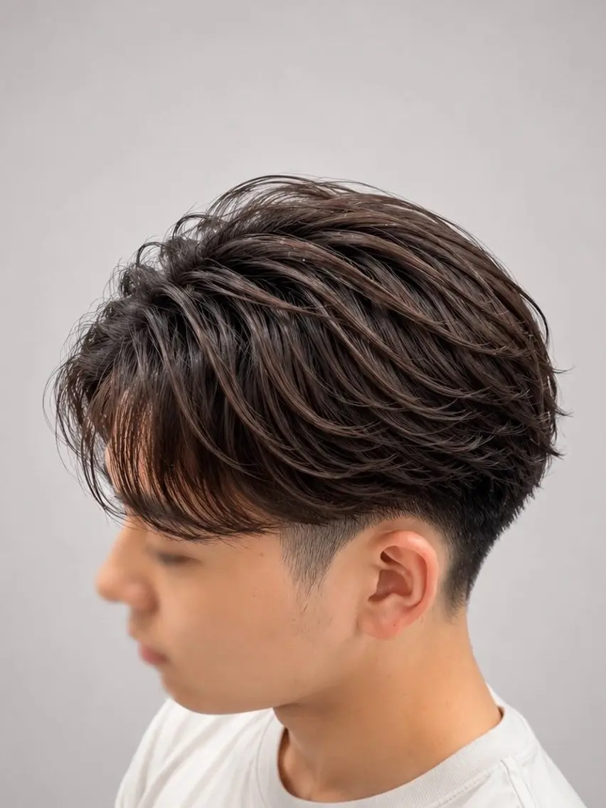 パーマ メンズ カット パーマ ラルフ/スパイキー/ フェザー/トムのヘアスタイル