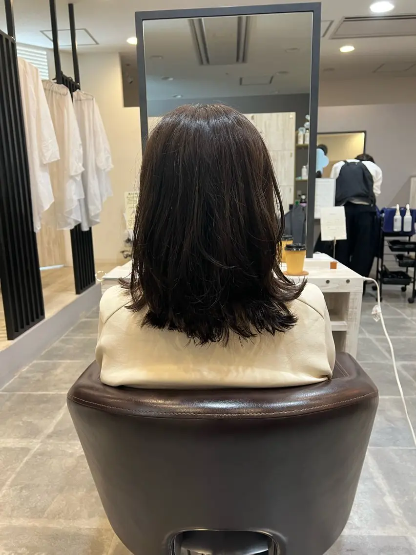 ミディアム カラー Naru┆川西能勢口 ┆髪質改善のヘアスタイル