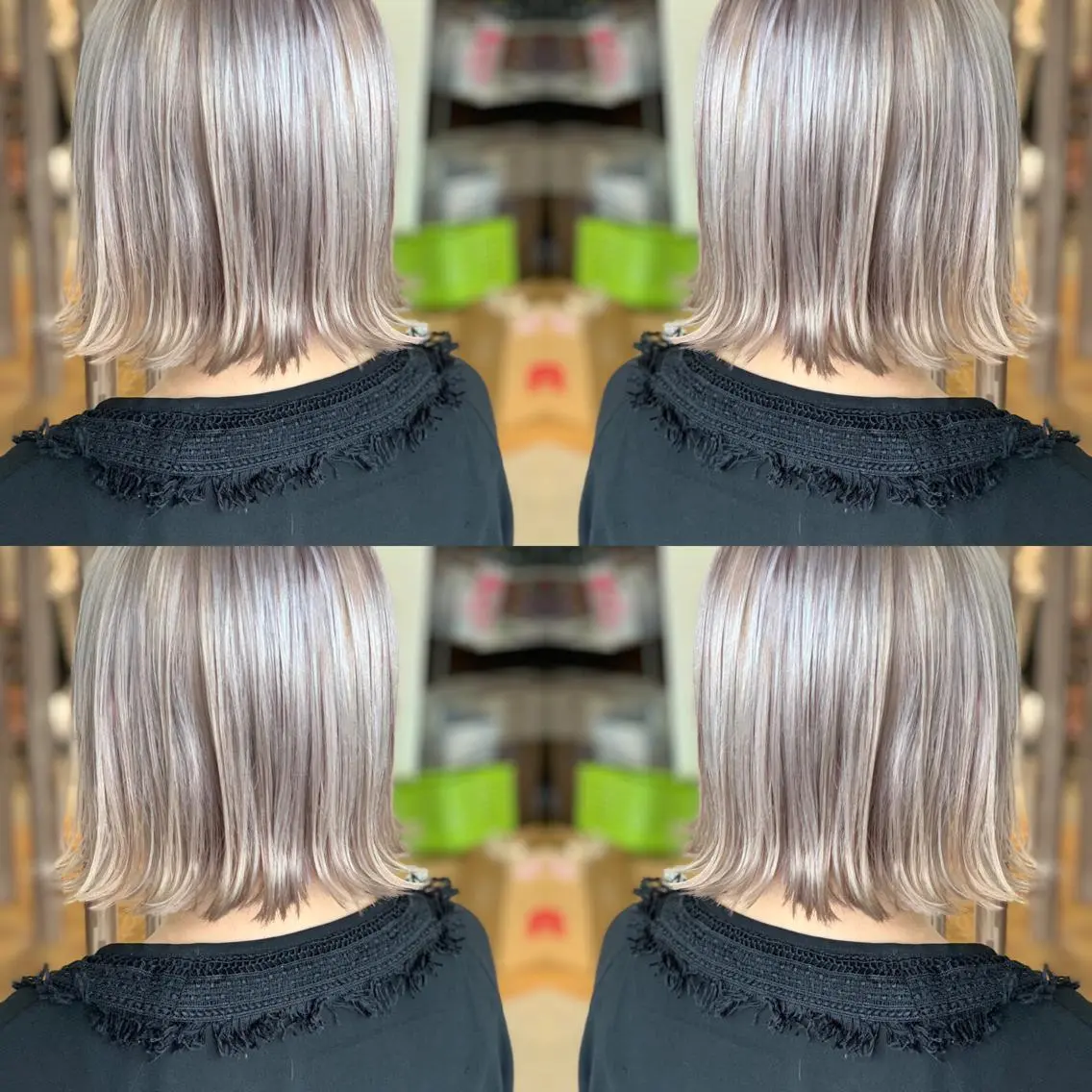 ショート カラー ヘアカラー トリートメント LUXBE LUCEのヘアスタイル