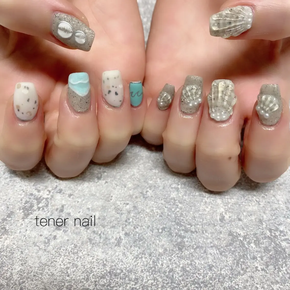 ネイル マットネイル テネルネイル tener nailのネイルデザイン