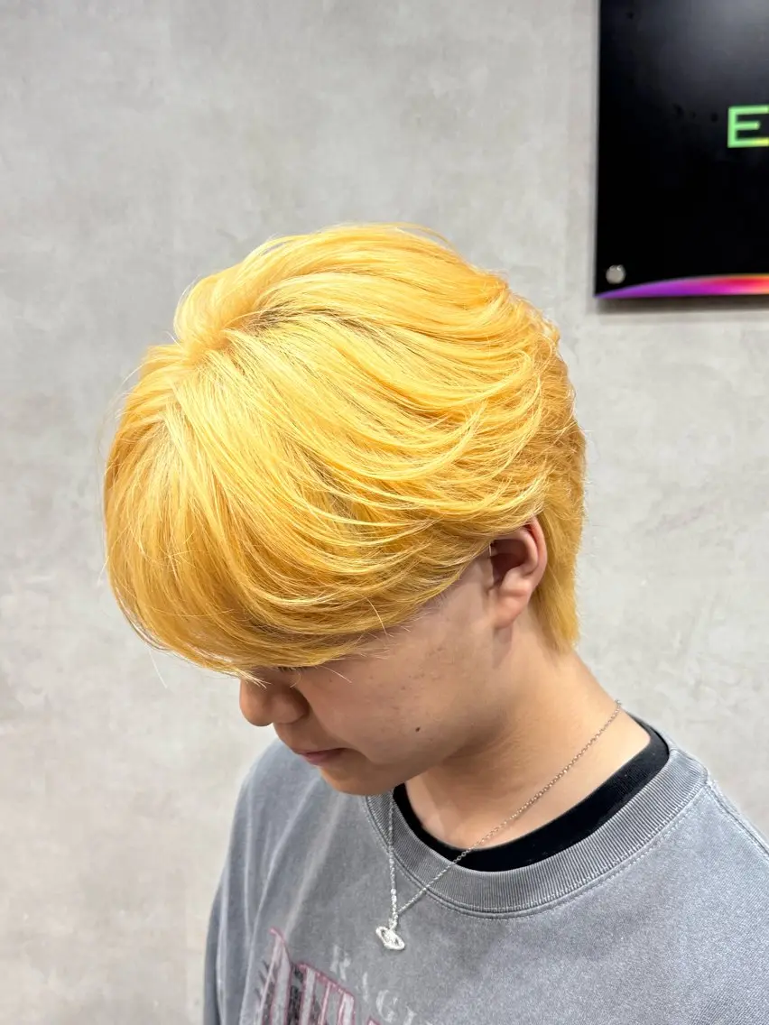 【💎大イメチェンしたい方必見💫】 メンズカット➕🔥ブリーチ有、ダブルカラー （ メッシュ込み ）⚡️の写真