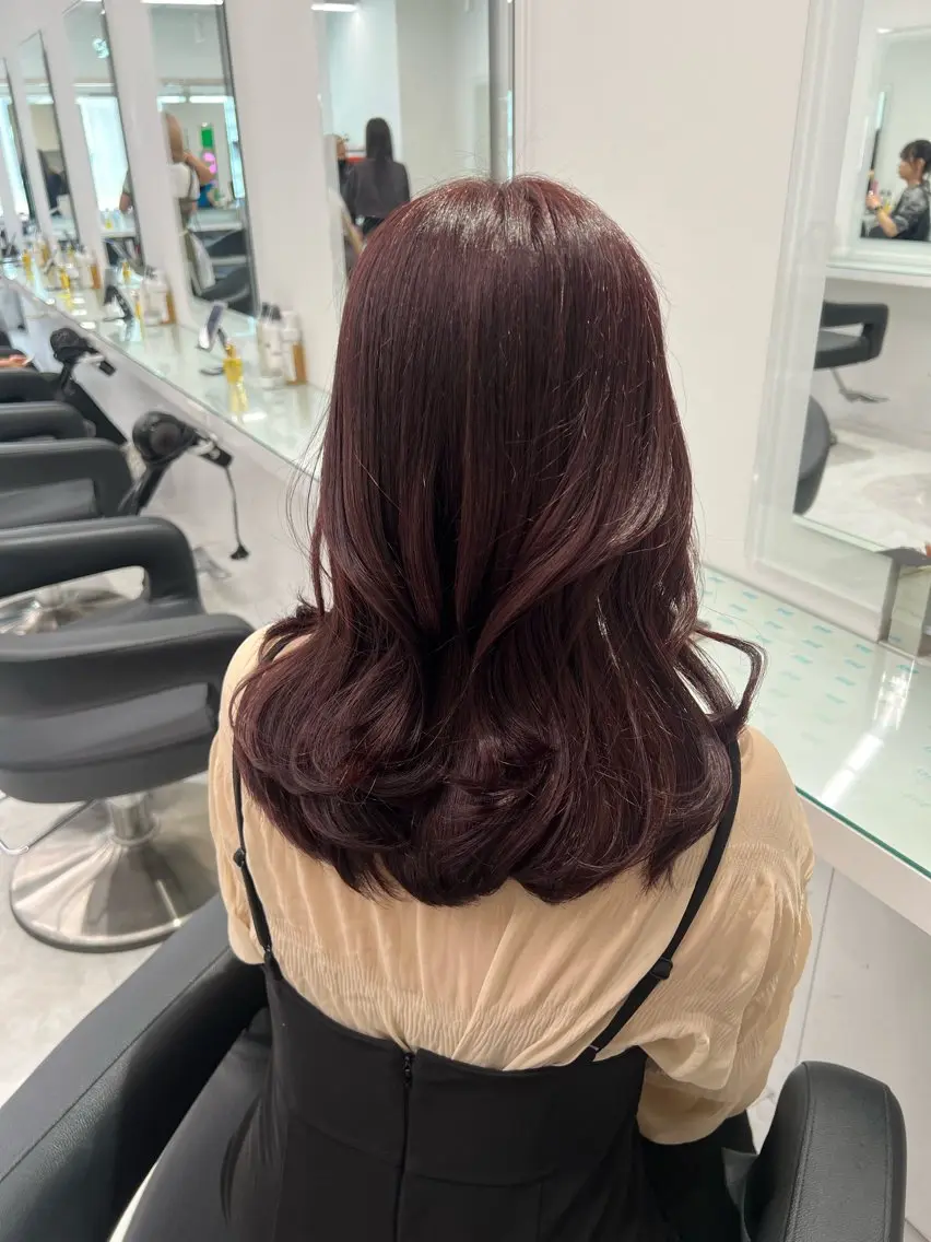カラー ヘアカラー トリートメント ブリーチなし透明感 💗RYOTAのヘアスタイル