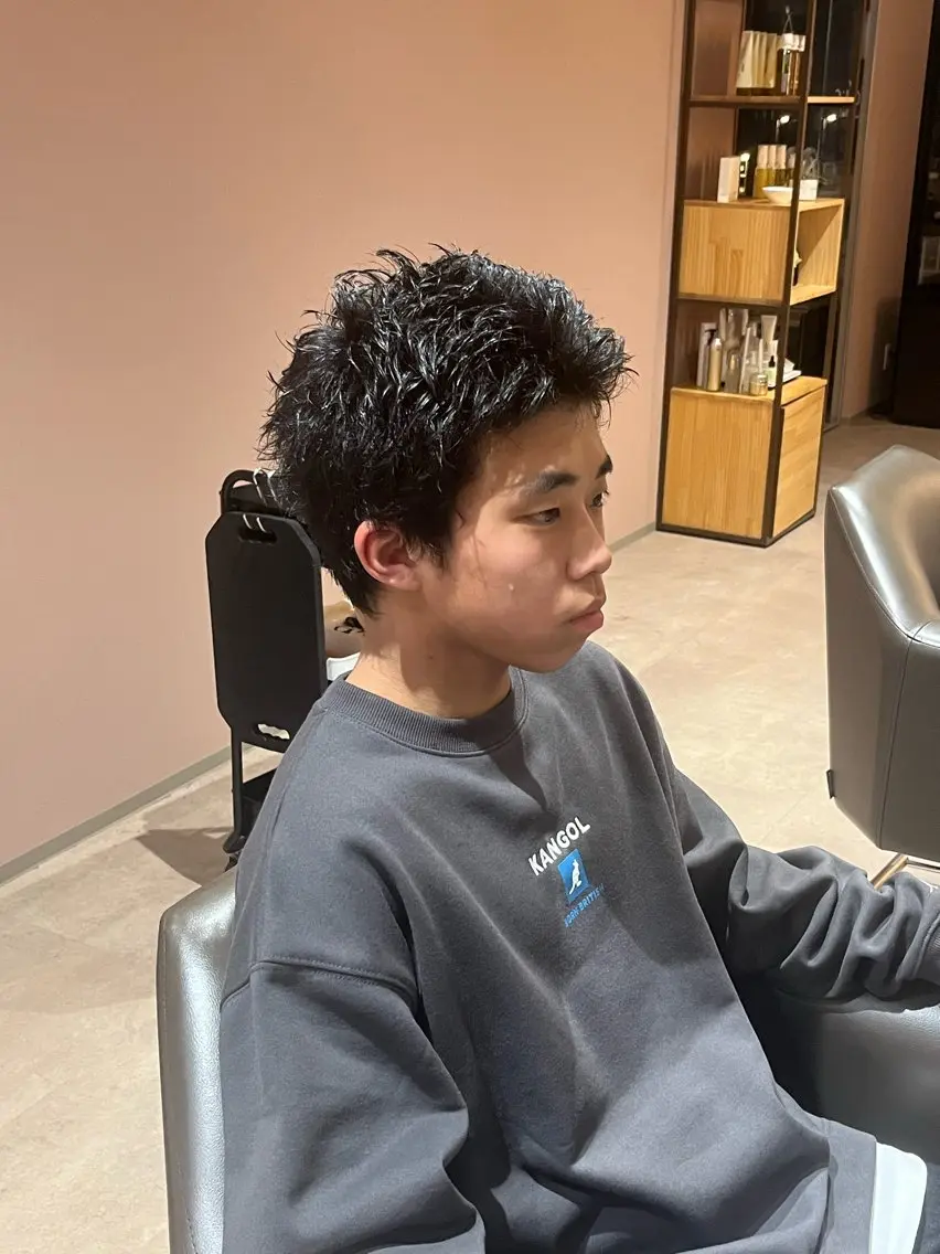 ショート メンズ スパイキーショート ショートヘア 坂本 翔のヘアスタイル