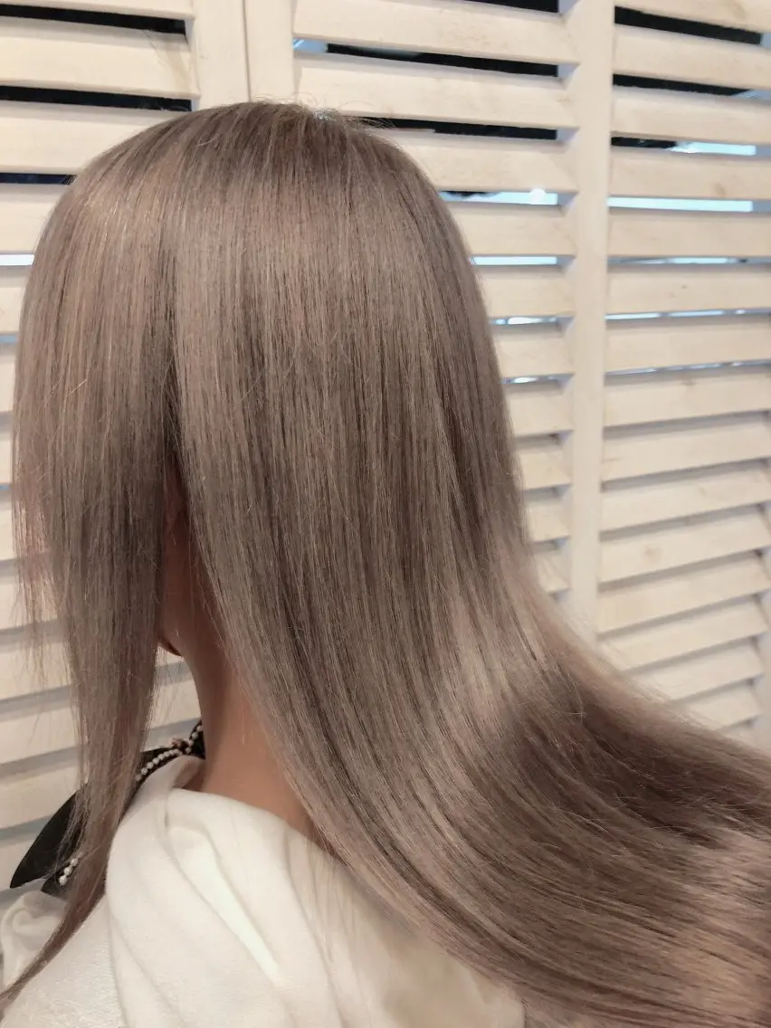 セミロング カラー ブリーチ ダブルカラー 【メンズカット】 澤下瑛一のヘアスタイル