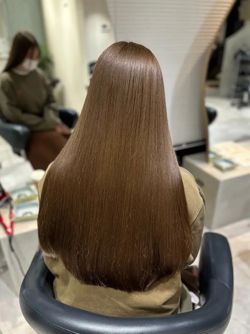 ロング カラー 🧸艶髪🫧🎀 岡由紀乃のヘアスタイル