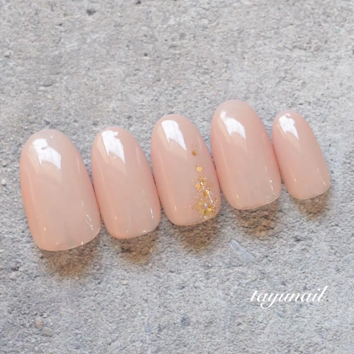 ネイル アートネイル ジェルネイル ニュアンスネイル オフィスネイル ワンカラーネイル ハンドネイル ネイルサロン 【たゆnail】のネイルデザイン