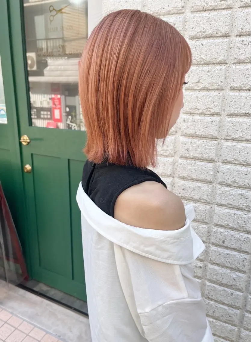 ミディアム カット ヘアカラー 🦋ショートカット 🦋Yu-Kiのヘアスタイル