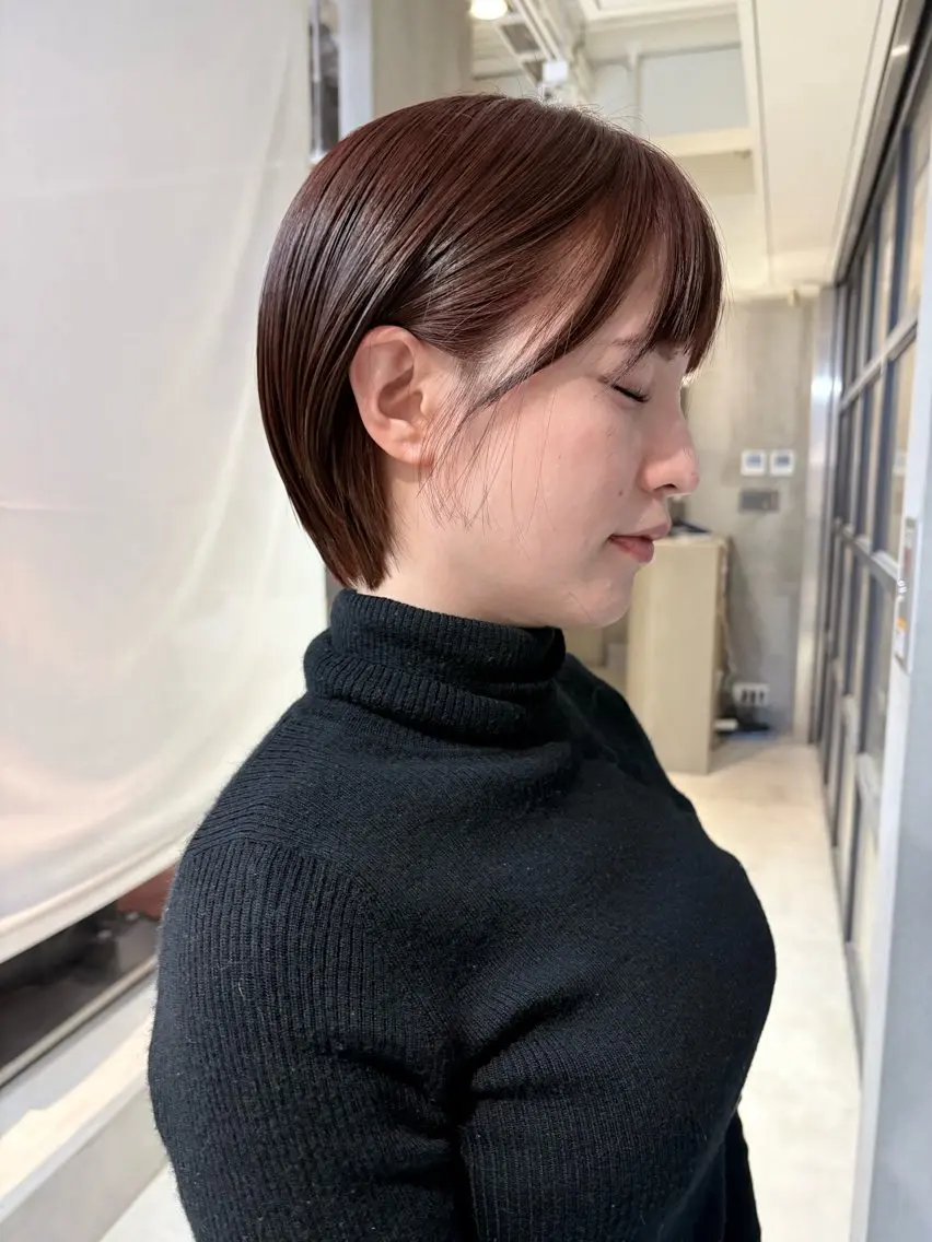ショート マツイ モモノのヘアスタイル