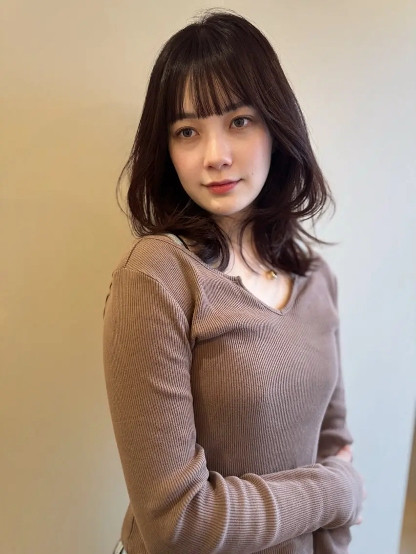 ミディアム 💛🤍U too e’s /店長🧸のヘアスタイル