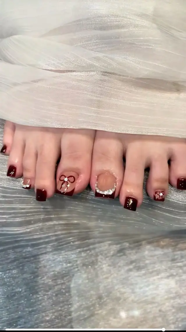 ネイル 韓国ネイル 持ち込み ニュアンスネイル ネイルチップ 冬ネイル フットネイル LISA ANA.CHUOのネイルデザイン