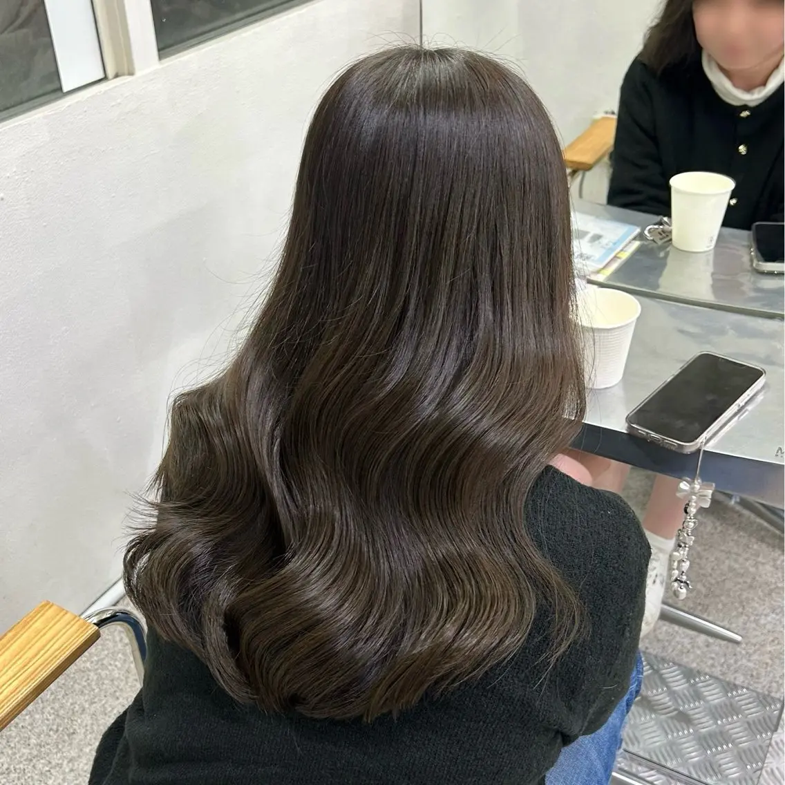 ロング ヘアカラー トリートメント 👗 himariのヘアスタイル
