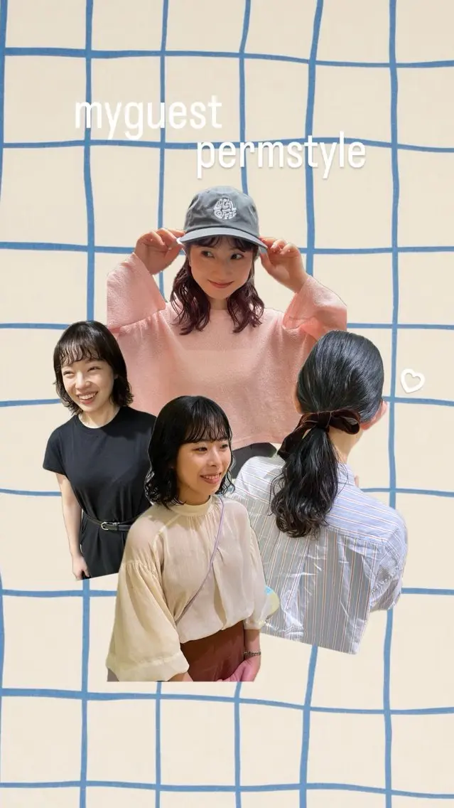 ミディアム ミディアムパーマ 大橋 芽衣のヘアスタイル
