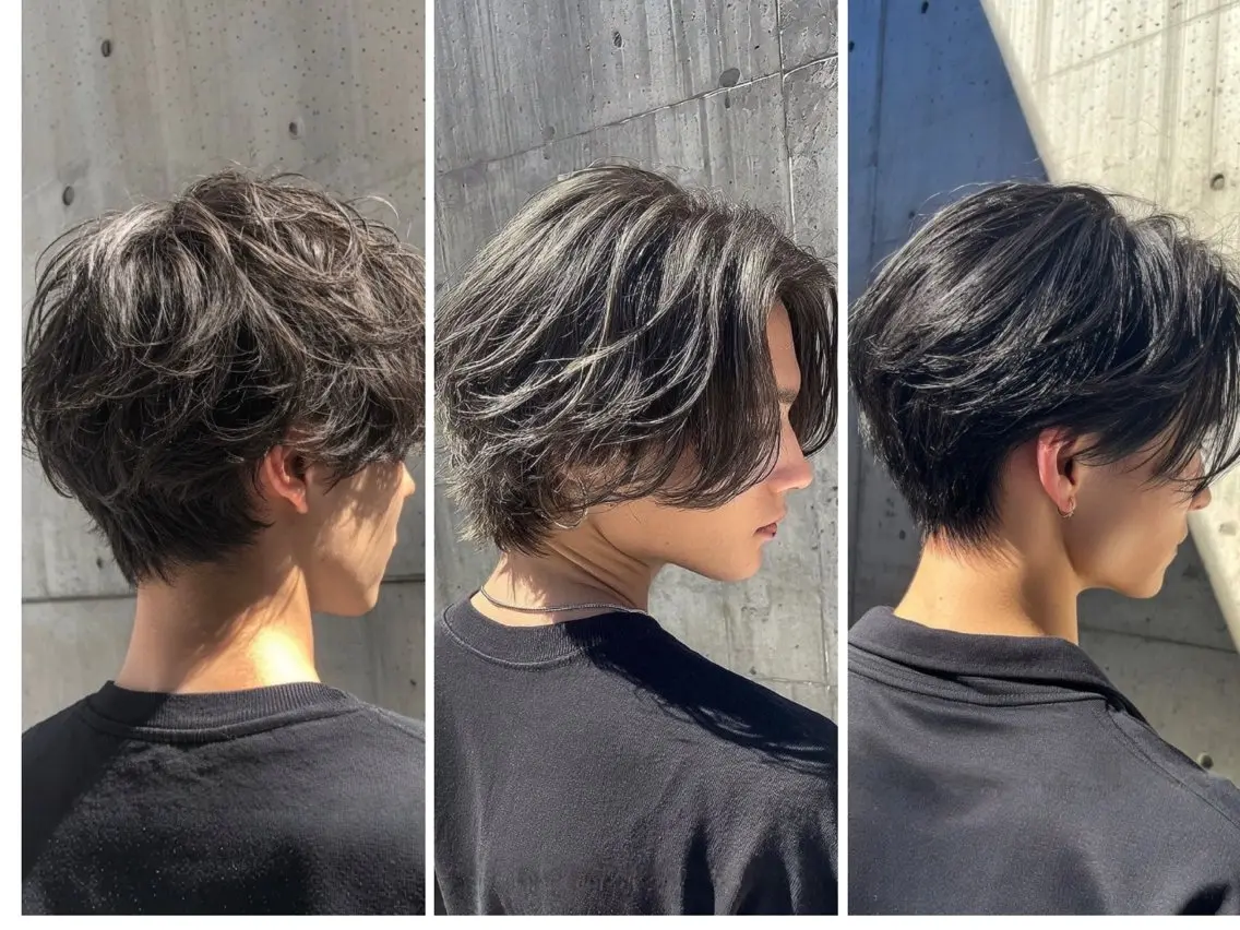 メンズ 髪質改善×メンズヘア ×艶髪カラー福田修也のヘアスタイル