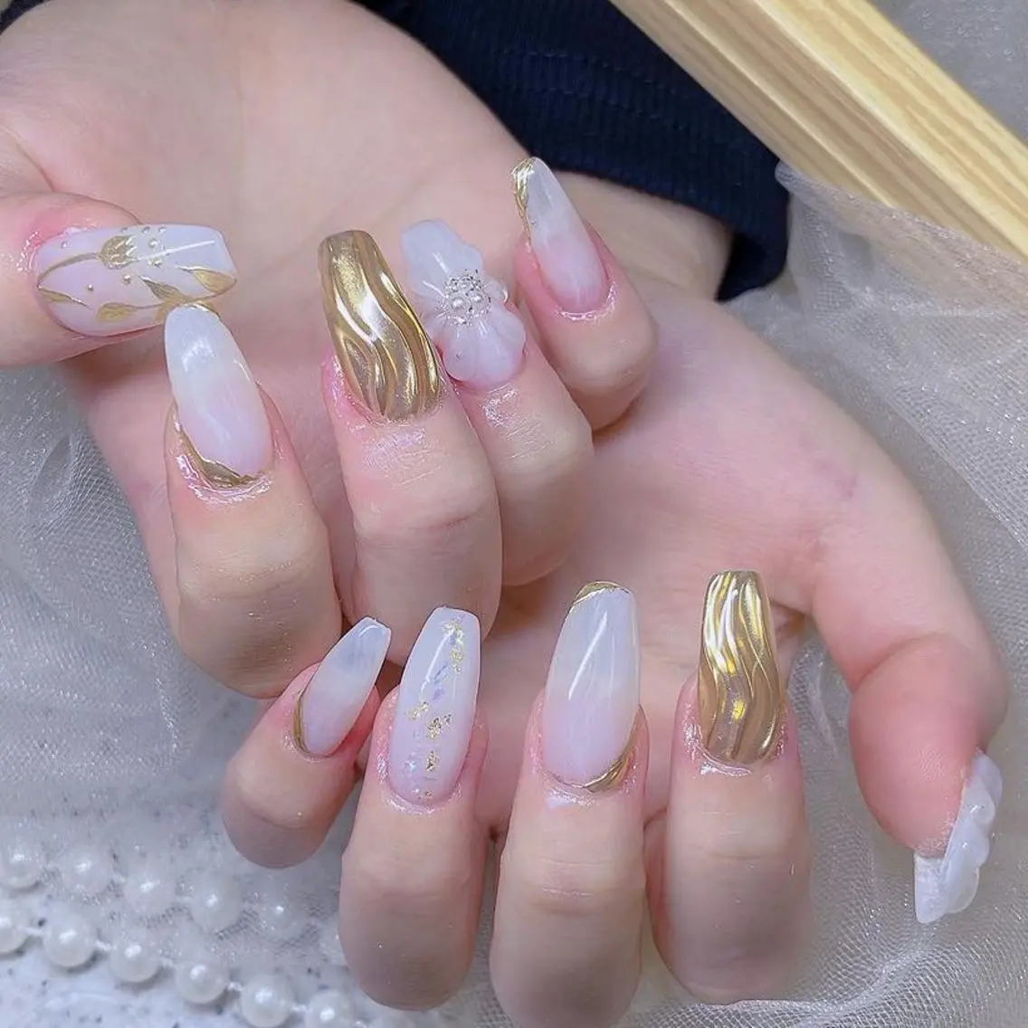 ネイル ハンドネイル Queen‘s なんのネイルデザイン