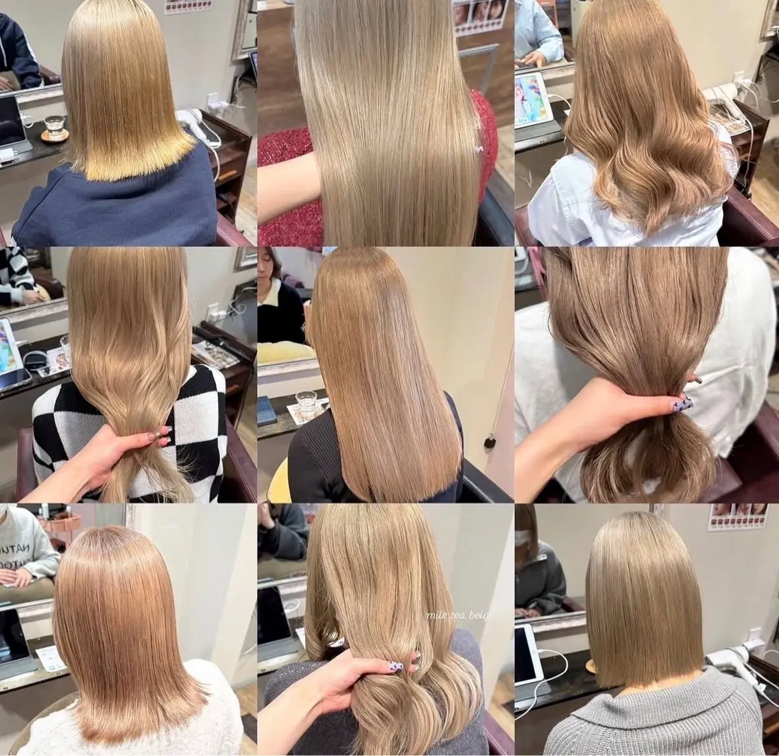 カラー 🎀ピンク／ブリーチ 🌈デザイン♡BoNのヘアスタイル