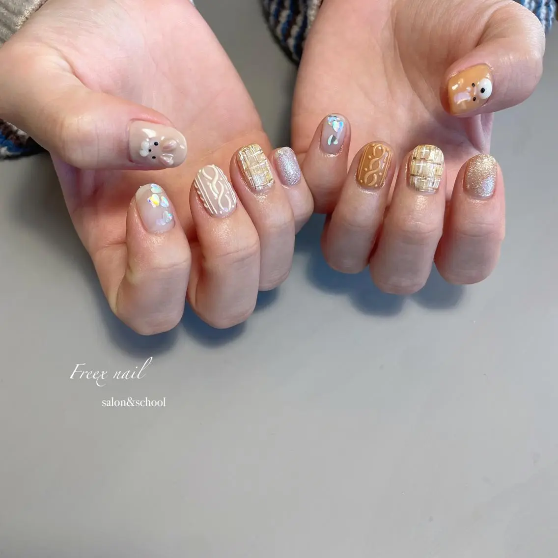 ネイル ハンドネイル フットネイル freex nail /ニュアンス/個性派のネイルデザイン