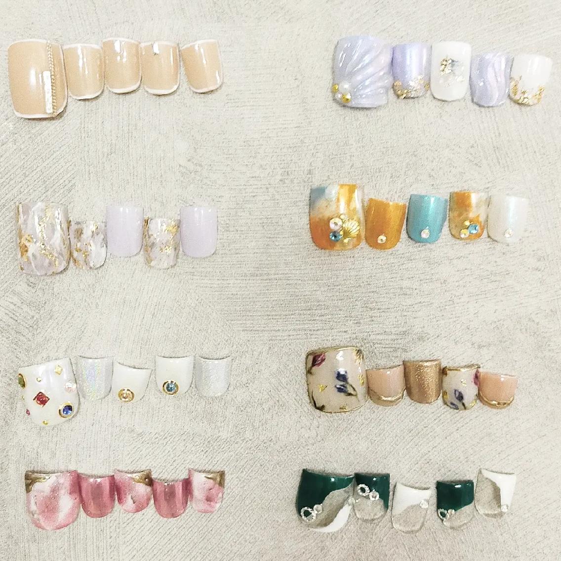 ネイル フットネイル ジェルネイル 推しネイル | 　aycnailのネイルデザイン