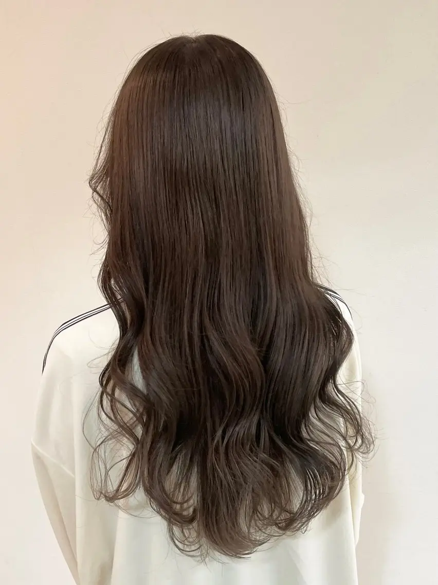 ロング ヘアカラー Riko🩶仙台｜ 縮毛×艶髪🫧のヘアスタイル