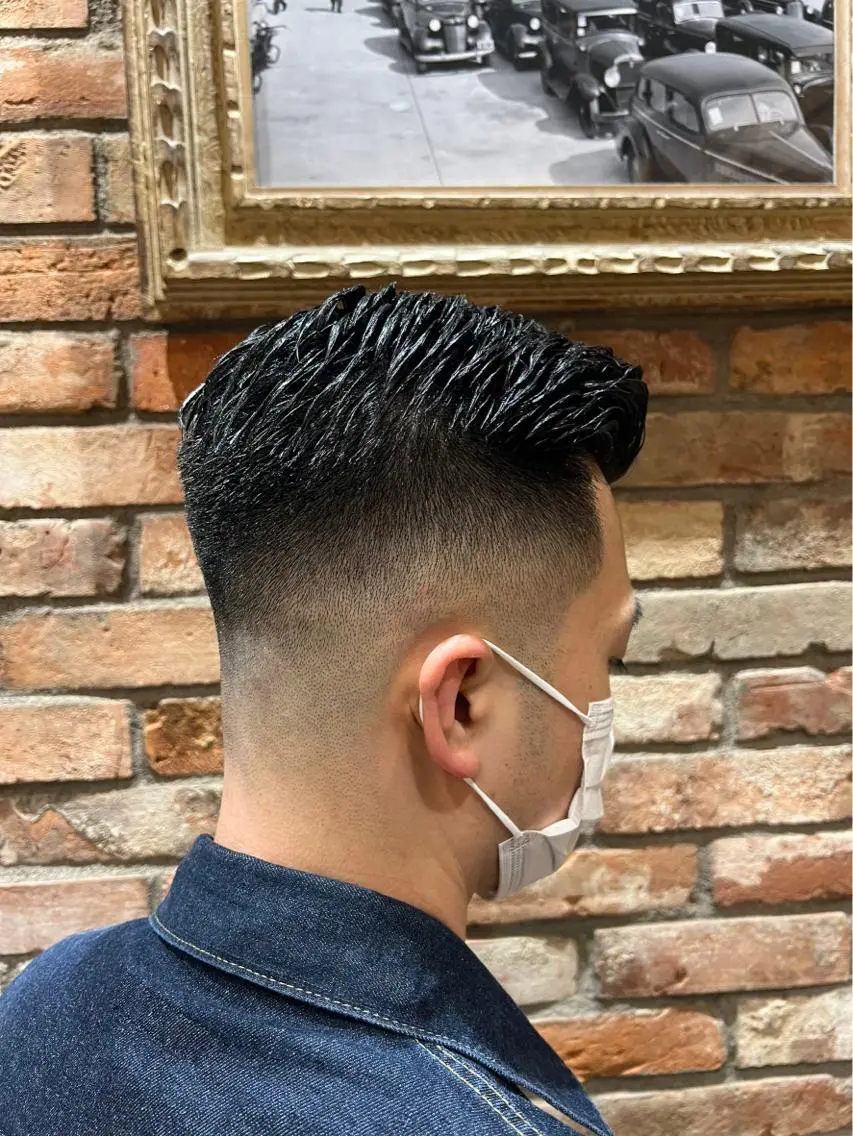 《新規モデル限定》フェードカット+ヘアセットの写真