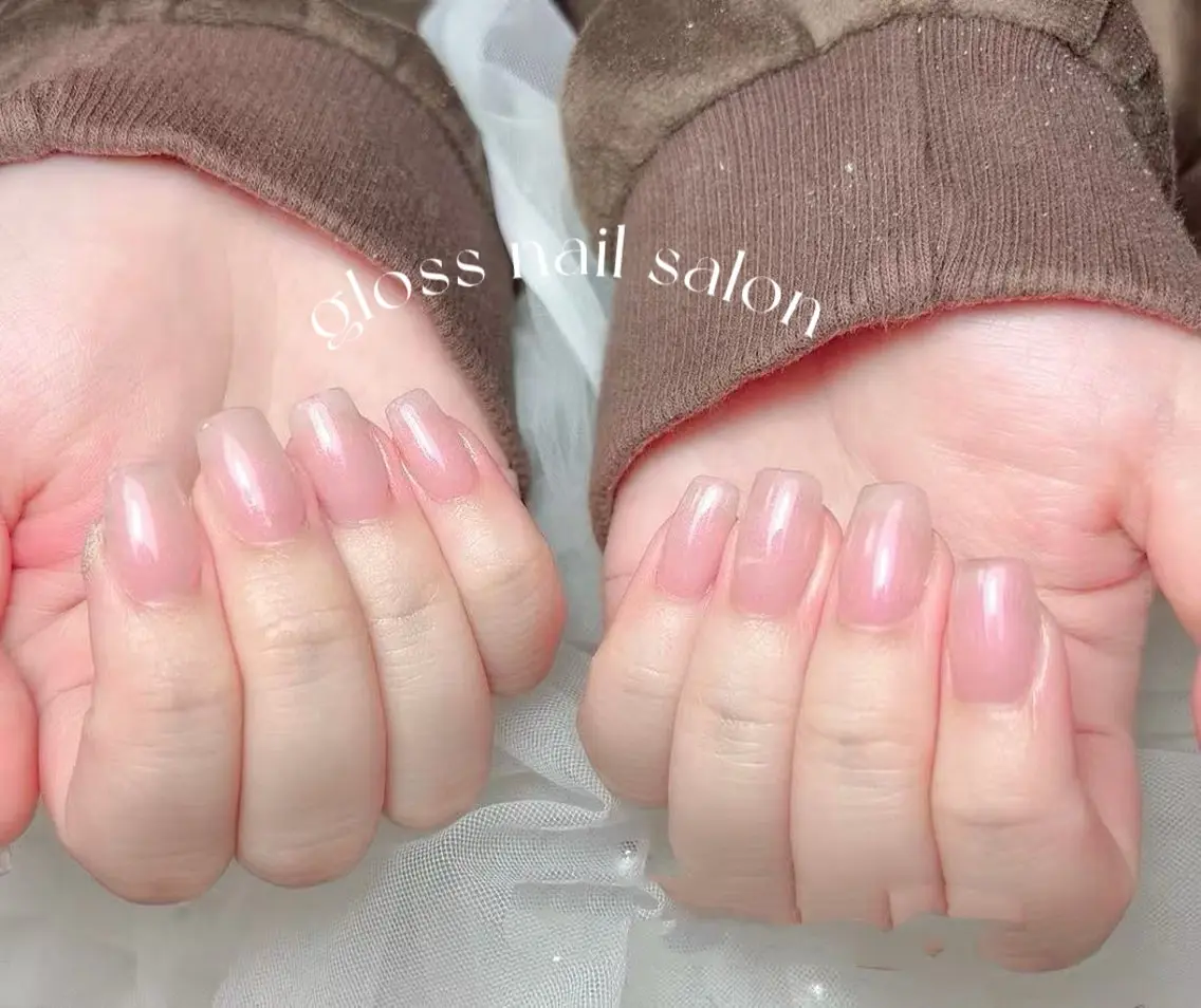 ネイル ハンドネイル ゆり🌷 gloss nailのネイルデザイン