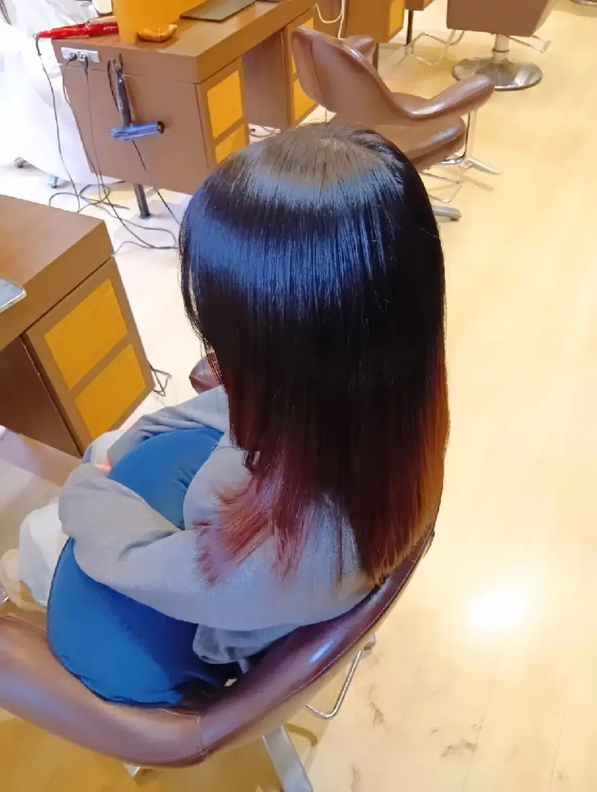 ロング 縮毛矯正 トリートメント カット トリートメント 小林暢🌟Orque 髪質改善サロン🌙のヘアスタイル