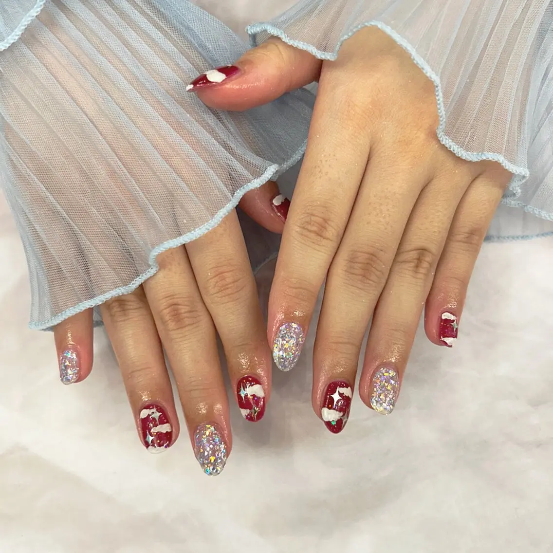 ネイル ハンドネイル FlyingSeep 🫧Kaho🍒💟のネイルデザイン