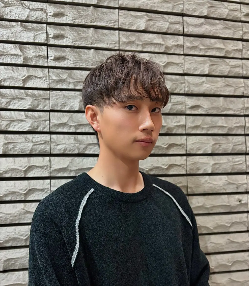 ショート メンズ マッシュ ショートヘア カット UMM daichi メンズパーマのヘアスタイル