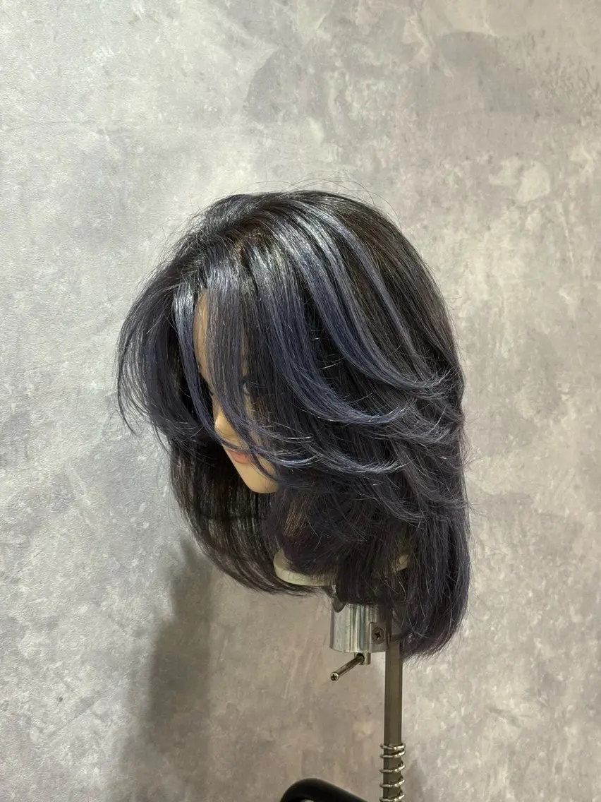 ロング カラー カット ヘアカラー 阪急箕面駅 labimani千葉のヘアスタイル
