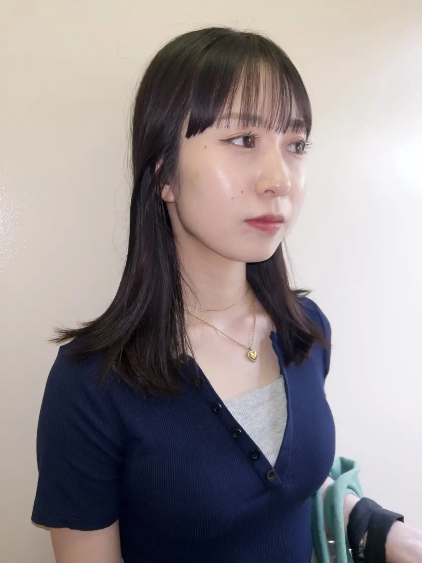 【ポイント縮毛】前髪縮毛+前髪カット👄 ¥8800→¥7700の写真