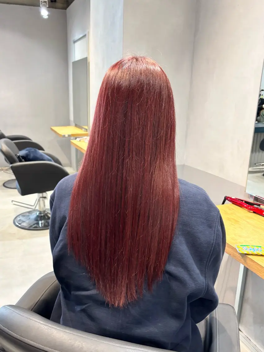 💫透明感抜群💫イルミナカラー+前髪カット[超音波トリートメント付き]の写真
