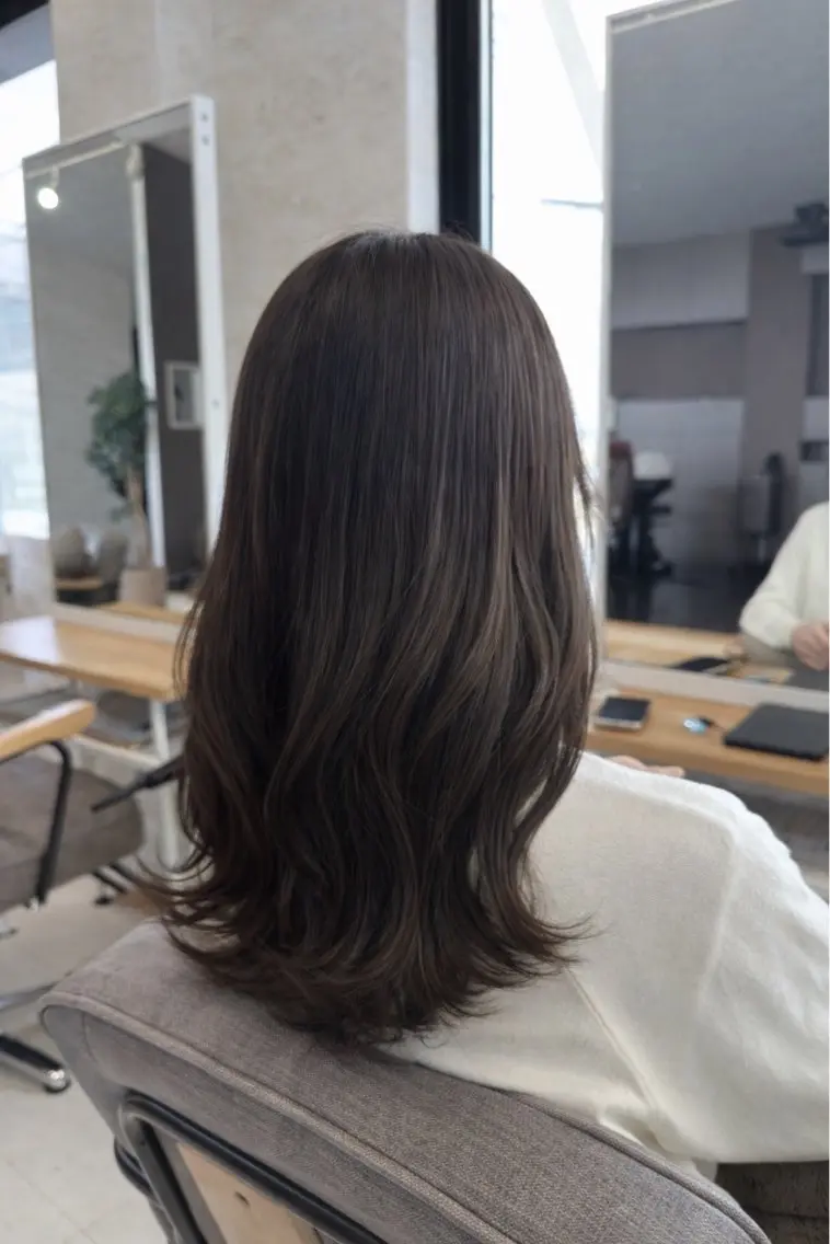 カラー 🟢似合わせカラー 松井🟢のヘアスタイル