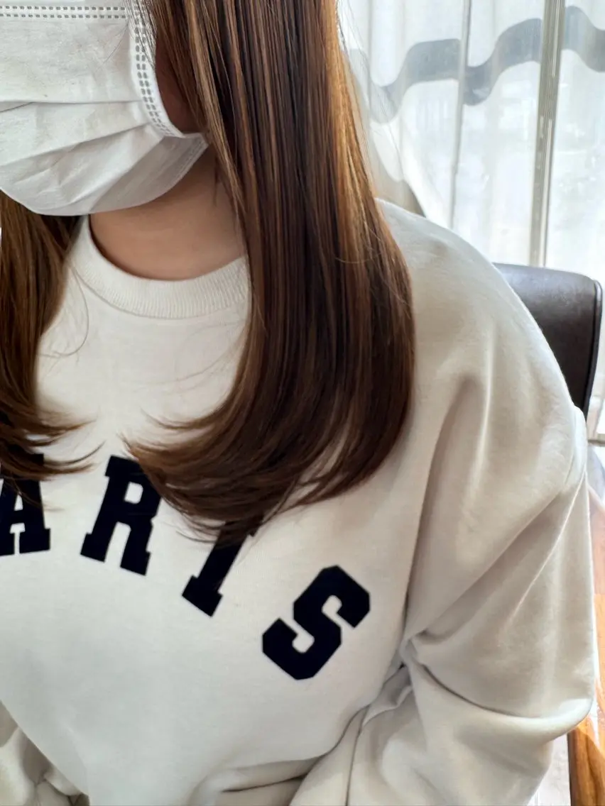 ロング カラー 髪質改善 レイヤーカット カット ヘアカラー トリートメント 新越谷noble店長 松本拓也▶◀*.のヘアスタイル