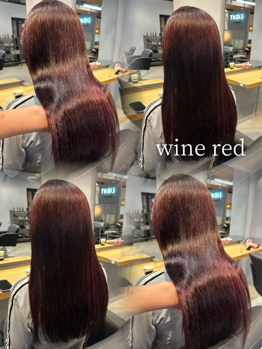 ミディアム カラー ブリーチ ダブルカラー ブリーチなしカラー レッドカラー ヘアカラー トリートメント 🌟ハイライト/ハイ トーン🌟MIKIのヘアスタイル